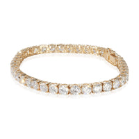 13 ctw Yellow Gold Lab-Grown Diamond Bracelet