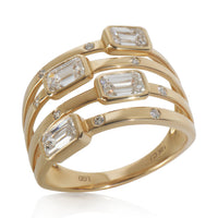 1.31 ctw Yellow Gold Lab-Grown Diamond Ring
