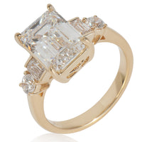 4.86 ctw Yellow Gold Lab-Grown Diamond Engagement Ring