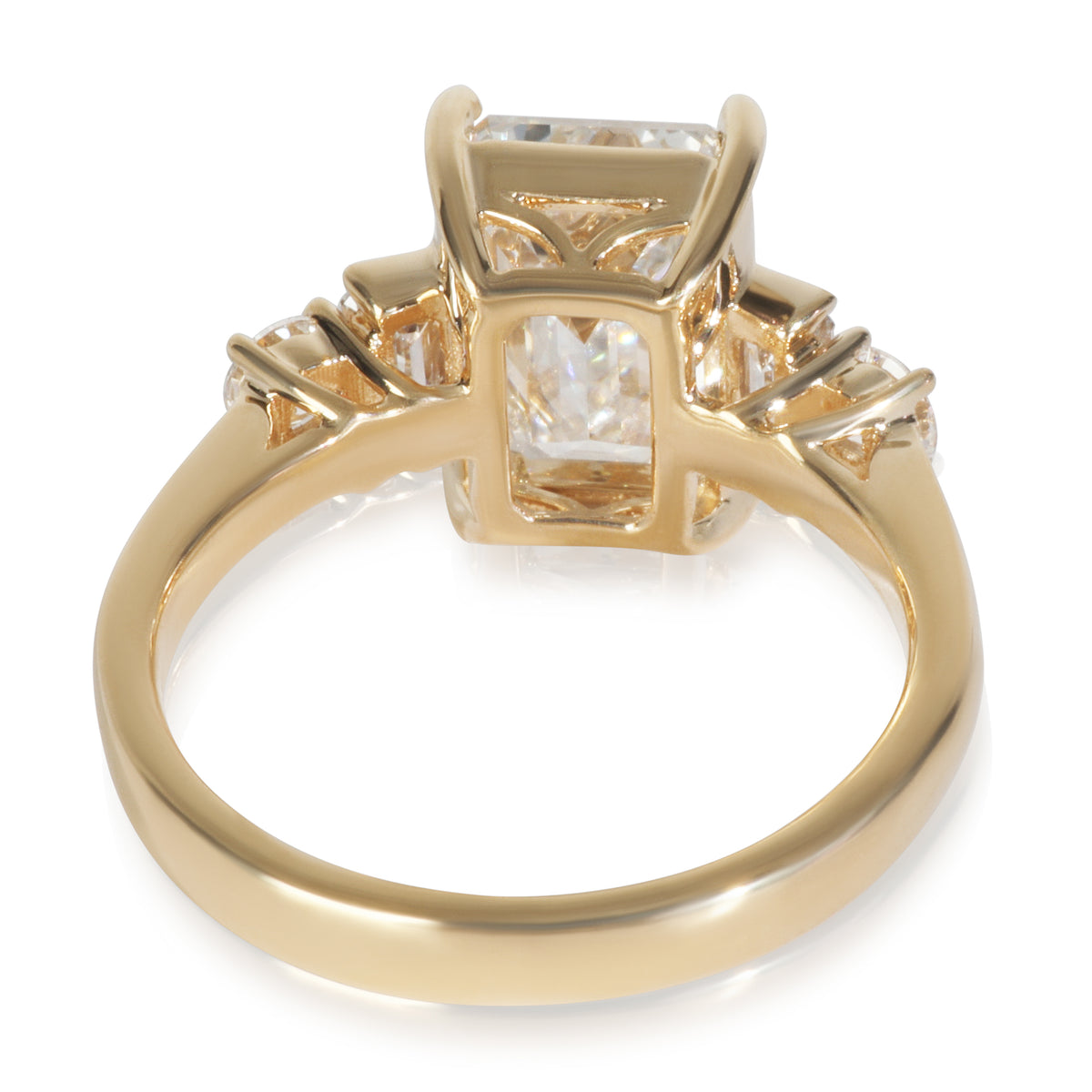 4.86 ctw Yellow Gold Lab-Grown Diamond Engagement Ring