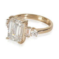4.86 ctw Yellow Gold Lab-Grown Diamond Engagement Ring
