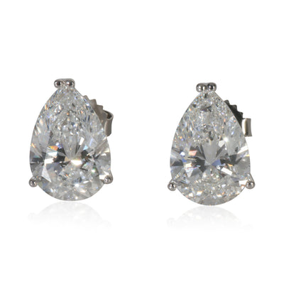 6.08 ctw White Gold Lab-Grown Diamond Earrings