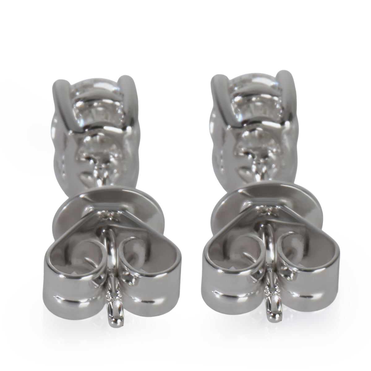 White Gold Lab-Grown Diamond Earrings