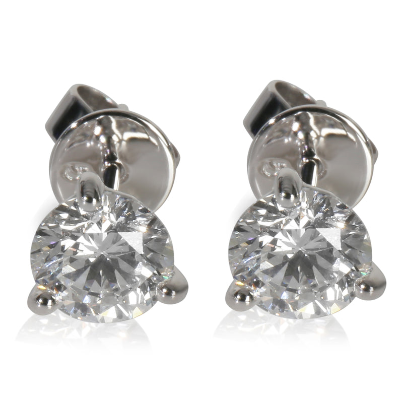 1.52 ctw White Gold Lab-Grown Diamond Earrings
