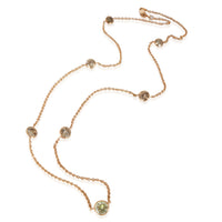 Fancy Brown Diamond by the Yard Necklace in 14KT Gold 4.35CTW