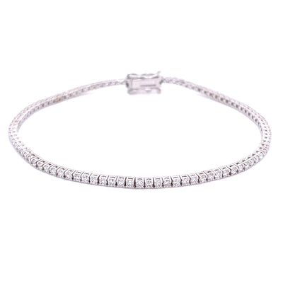 Diamond Tennis Bracelet in 14K White Gold (1 3/4 CTW)