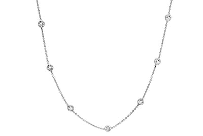 Diamonds by the Yard Necklace in 14K White Gold (1 7/8 CTW)