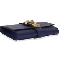 Hermes Bleu Encre Mysore Chevre Medor 23 GHW