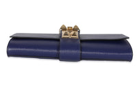 Hermes Bleu Encre Mysore Chevre Medor 23 PBHW