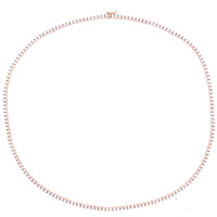 Diamond Tennis Necklace in 14K Yellow Gold (4.82 CTW)