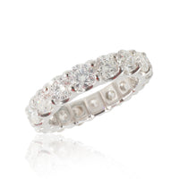 Diamond Eternity Ring in 14K White Gold (4.01 CTW)