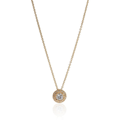 Diamond Framed Pendant in 14K Yellow Gold 0.33 CTW