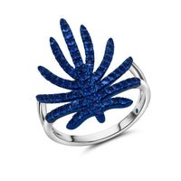 Pameira Sapphire Ring in 18k White Gold