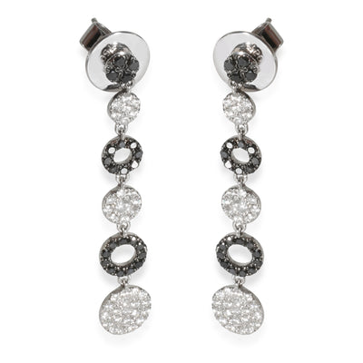 BRAND NEW Graziela Gems Earrings in 18k White Gold 1.09 CTW