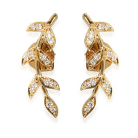 BRAND NEW Graziela Gems Earrings in 18k Yellow Gold 0.2 CTW