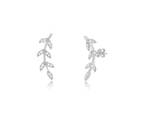 Graziela Diamond Ear Climber in 18k White Gold 0.2 CTW