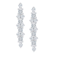 Earrings in 18k White Gold 0.53 CTW