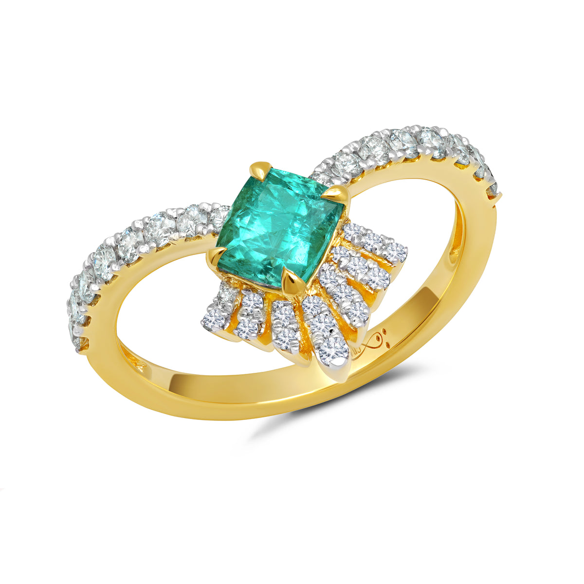 Tourmaline Ring in 18k Yellow Gold 0.46 CTW