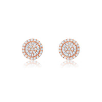 Earrings in 18k Rose Gold 0.44 CTW