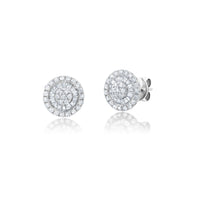 Earrings in 18k White Gold 0.44 CTW