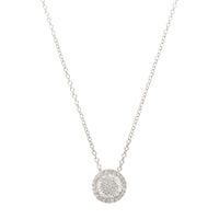 Necklace in 18k White Gold 0.32 CTW