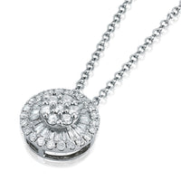 Necklace in 18k White Gold 0.32 CTW