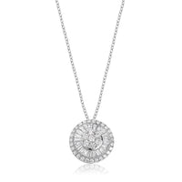 Necklace in 18k White Gold 0.72 CTW