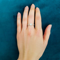 Ring in 18k White Gold 0.35 CTW