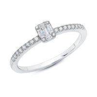 Ring in 18k White Gold 0.35 CTW