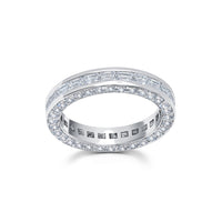 Diamond Band in 18K White Gold 2.92 CTW