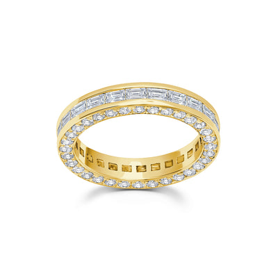 Diamond Band in 18K Yellow Gold 2.92 CTW