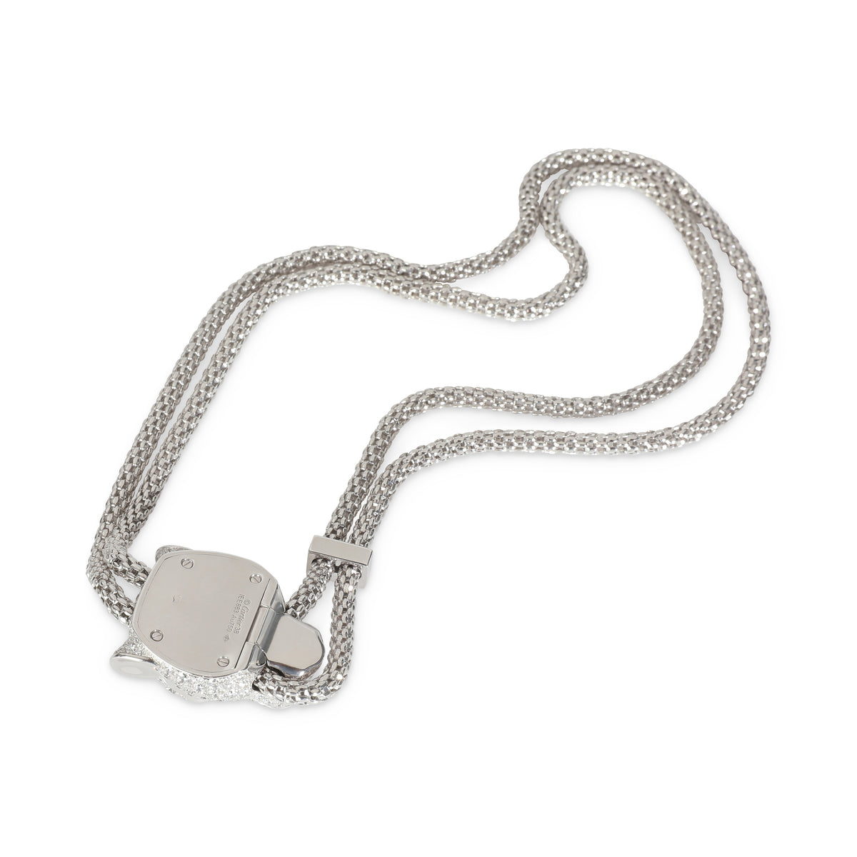 Panthere de Cartier Diamond Necklace (White Gold)