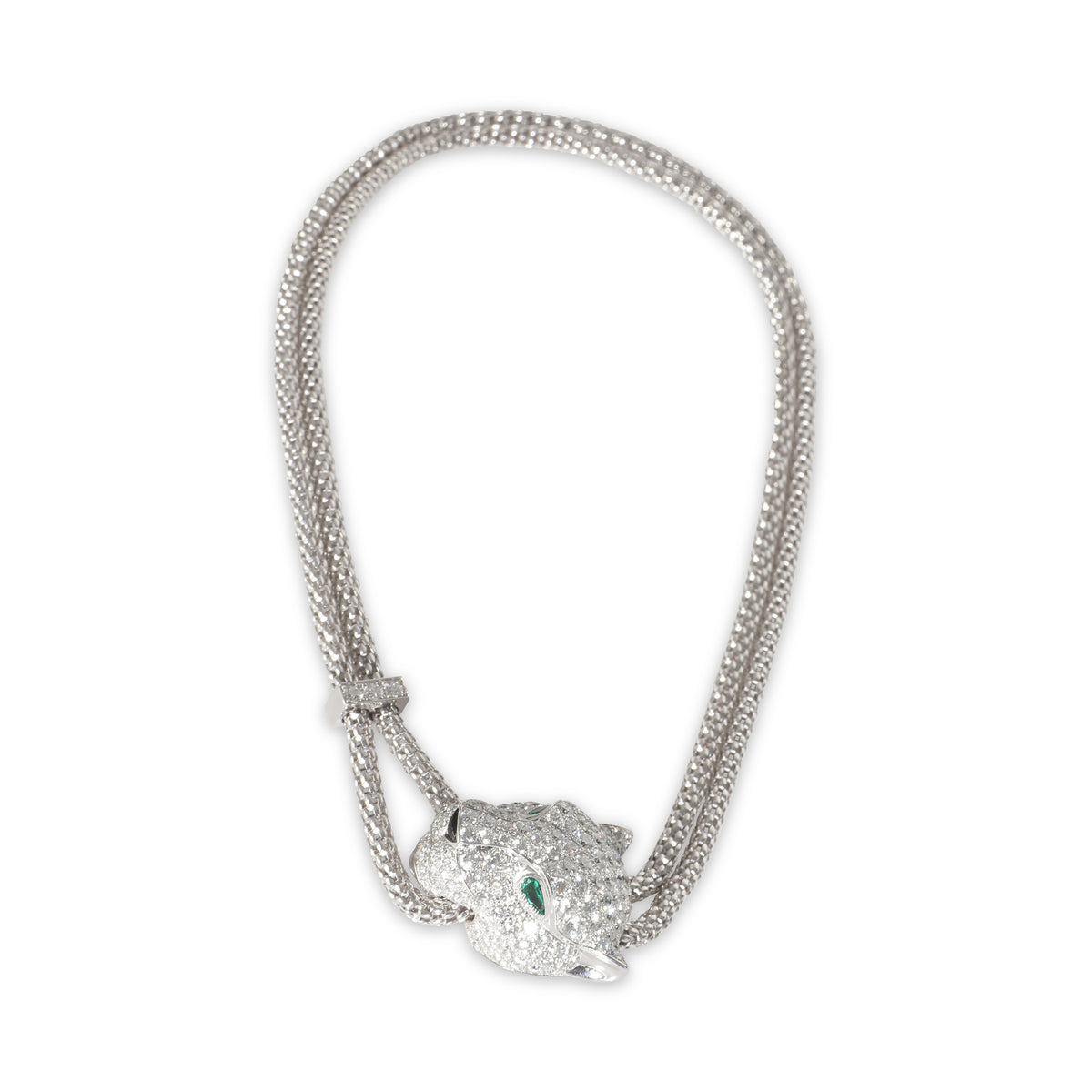 Panthere de Cartier Diamond Necklace (White Gold)