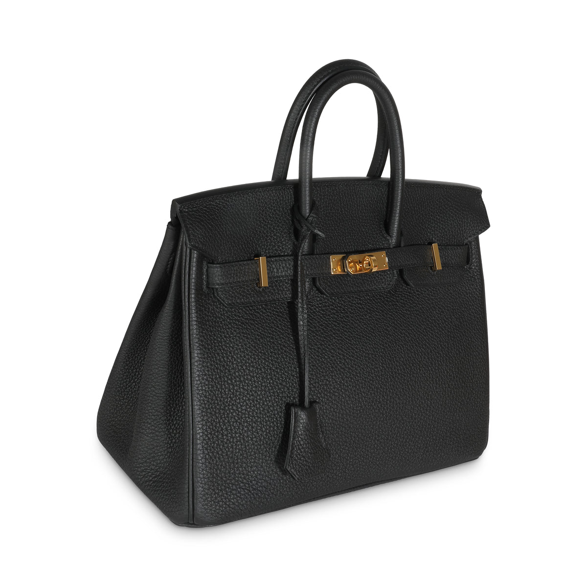 Black Togo Birkin 25 GHW