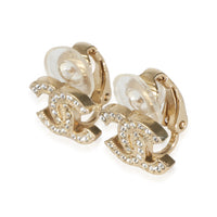 2022 Small Strass CC Yellow Gold Plated studs