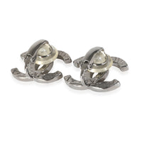 2019 Large CC Silver Tone Earring