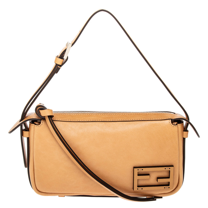 Beige Leather Mini Simply Fendi