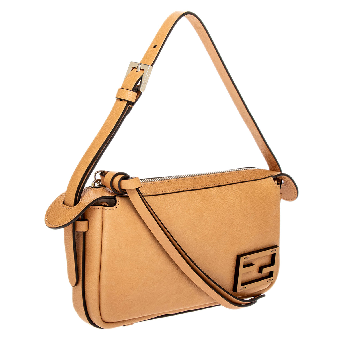 Beige Leather Mini Simply Fendi