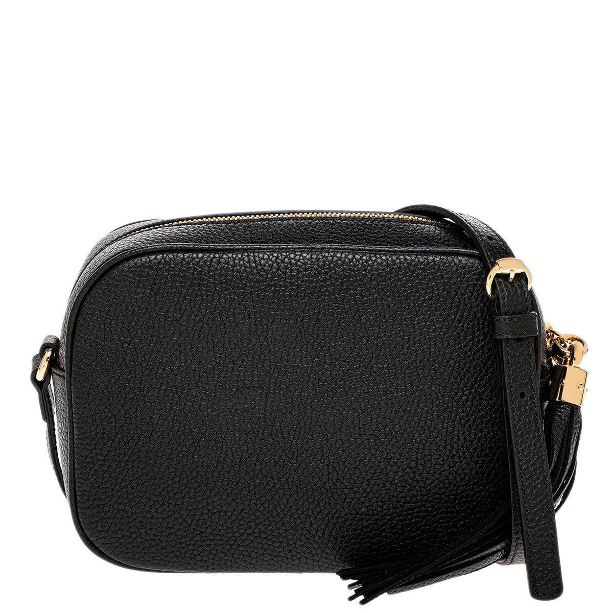 Black Pebbled Calfskin Soho Disco Crossbody