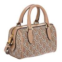 Taupe GG Shadow Canvas Mini Bag