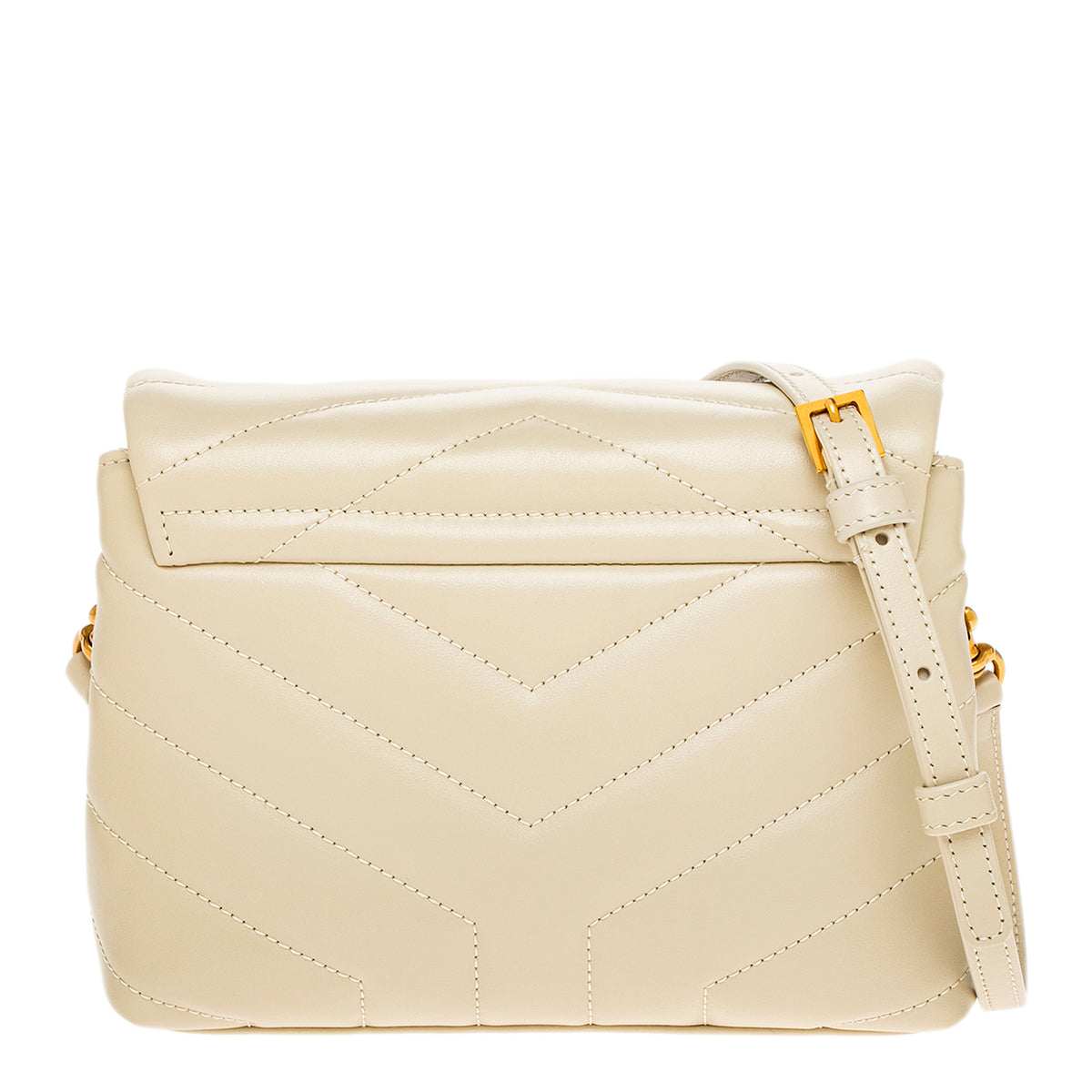 Ivory Matelasse Leather Toy Loulou