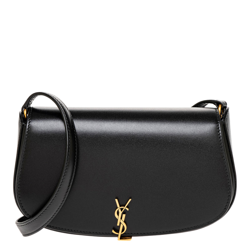 Black Calfskin Mini Voltaire In Box Saint Laurent