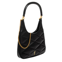 Diamond Quilted Lambskin Sade Hobo Bag