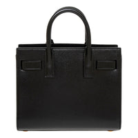 Black Smooth Leather Nano Classic Sac De Jour