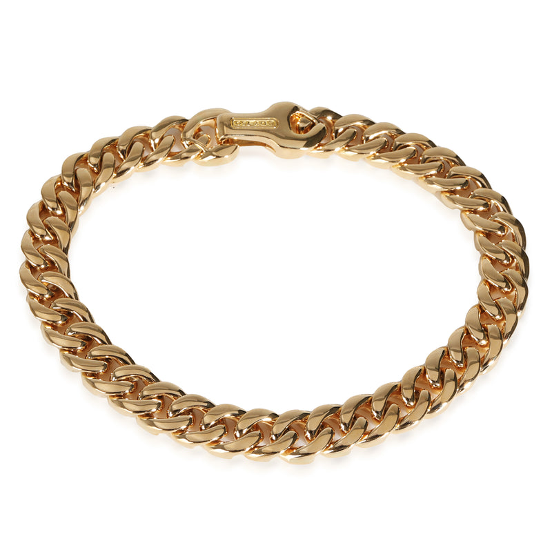 Curb Chain Collection Bracelet in 18k Yellow Gold