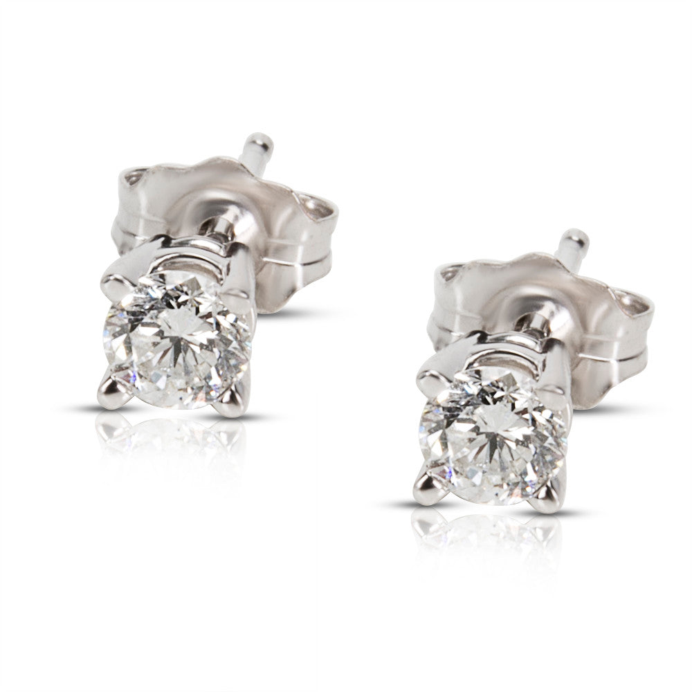 Diamond Stud Earrings in 14K Yellow Gold 0.33 CTW