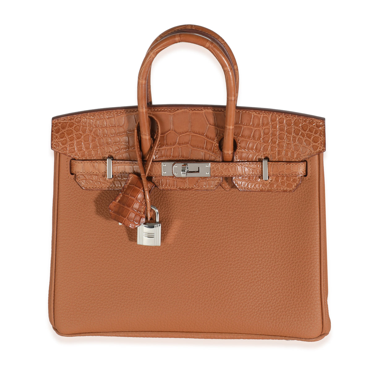 Gold Togo Matte Alligator Touch Birkin 25 PHW