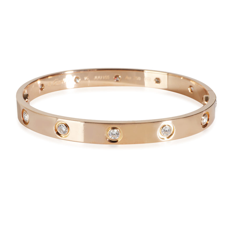 Love Bracelet, Diamonds (Rose Gold)