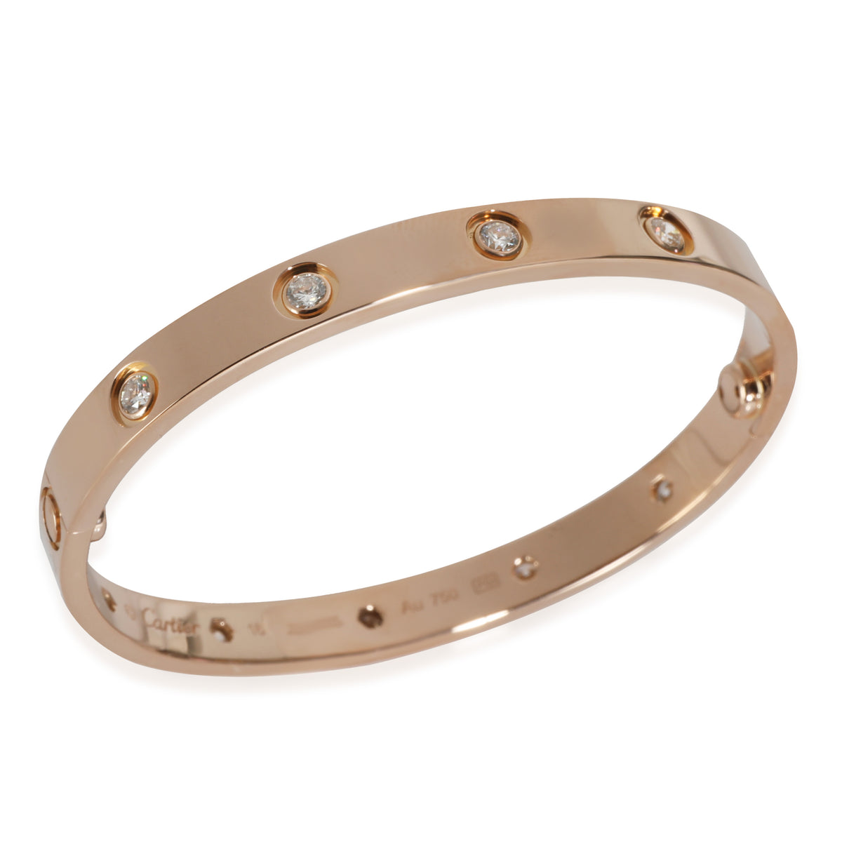 Love Bracelet, Diamonds (Rose Gold)