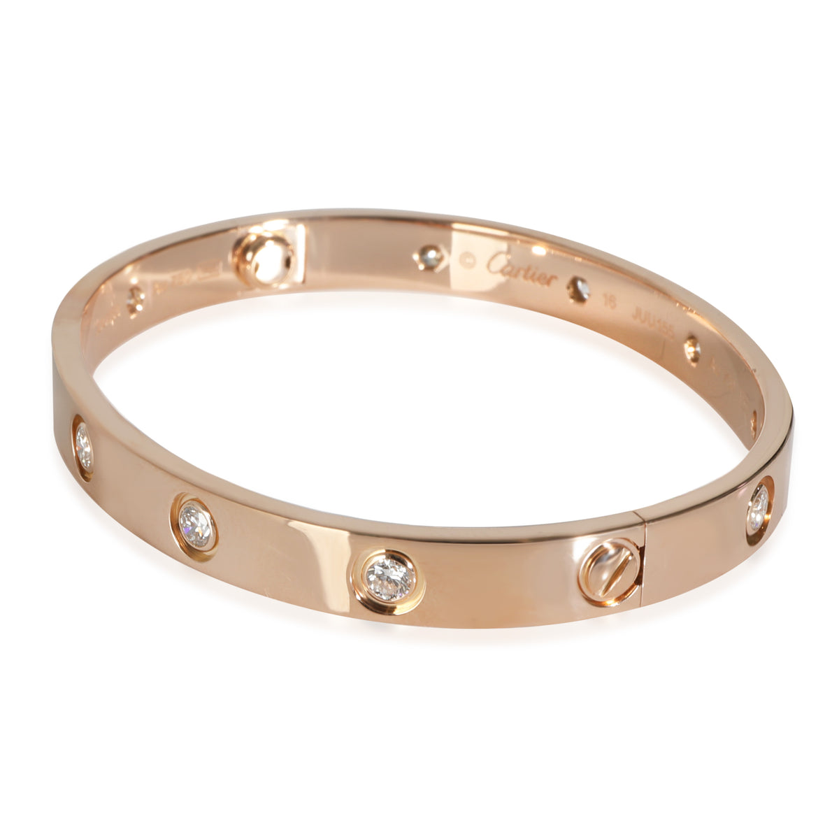 Love Bracelet, Diamonds (Rose Gold)